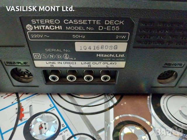 Дек HITACHI D-E55 за ремонт или резервни части - Продаден, снимка 7 - Декове - 52676885