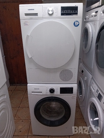 Комплект пералня и сушилня с термопомпа Сименс Siemens IQ 500 А+++ 8кг 2 години гаранция!, снимка 9 - Перални - 53300027