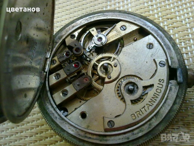 стар джобен BRITANNICUS, снимка 3 - Антикварни и старинни предмети - 29066710