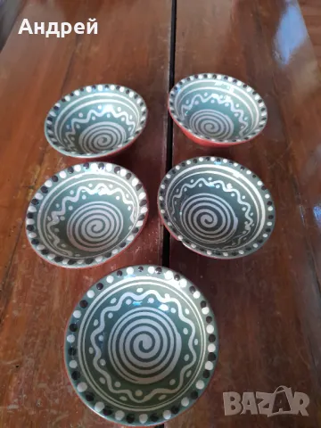 Стара керамична паница,паници, снимка 3 - Други ценни предмети - 48141426