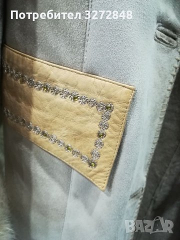 Дамско дълго палто/кожух/от естествени кожи, снимка 9 - Палта, манта - 39731339