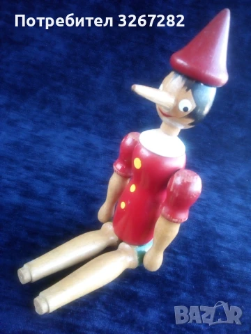 Палячо,Кукла,Пинокио,Дърво,Старинна, снимка 13 - Антикварни и старинни предмети - 50999264