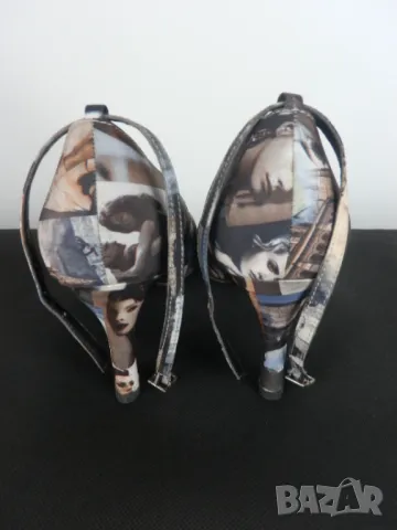 40-41 Интересни обувки на ток, снимка 3 - Дамски обувки на ток - 50289851