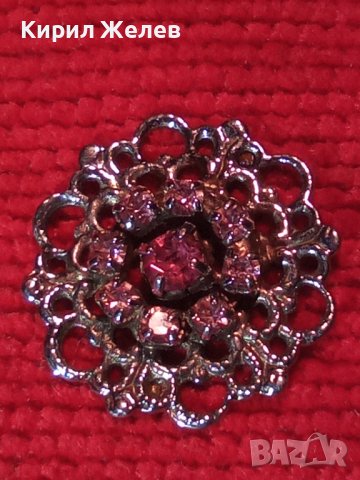 ПОСРЕБРЕНА ФЛОРАЛНА АЖУРНА АРТ АПЛИКАЦИЯ ЦВЕТЕ от БЛАГОРОДНА СТОМАНА с ФАСЕТИРАНИ АМЕТИСТИ 41069, снимка 4 - Други - 42796046