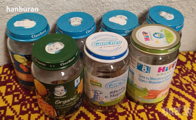 Бурканчета от бебешки пюрета, снимка 2 - Буркани, бутилки и капачки - 51482480