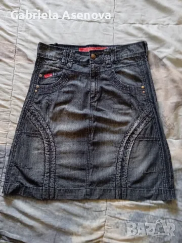 Дънкова пола, снимка 3 - Поли - 50218908