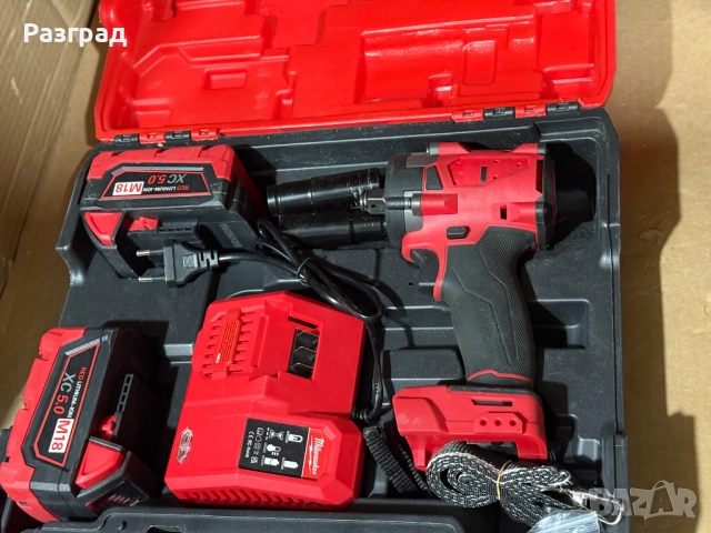 Гайковерт Винтоверт  Milwaukee  18V с две батерии