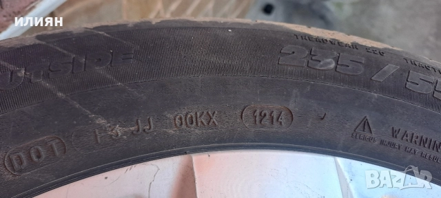 4бр летни гуми Michelin 235 55 17, снимка 3 - Гуми и джанти - 52272750