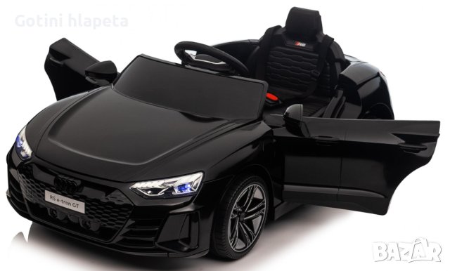 Акумулаторен джип AUDI RS E-TRON GT Licensed 12V батерия,MP3, с меки гуми с Кожена седалка, снимка 5 - Детски велосипеди, триколки и коли - 37661752