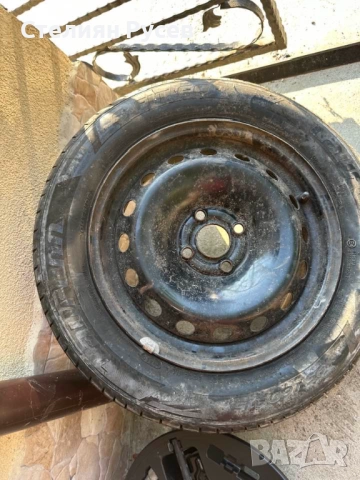 резервна джанта / патерица с гума за fiat punto 2007 r15 - 15 цола - 195 / 60 15 -цена 40лв -това НЕ, снимка 5 - Гуми и джанти - 52038180