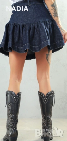 Дънкова пола на Pause jeans , снимка 2 - Поли - 53578072