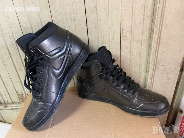 ''Nike Air Jordan 1 Anodized Black Foamposite Armor''оригинални 42.5 номер, снимка 2 - Маратонки - 47865033