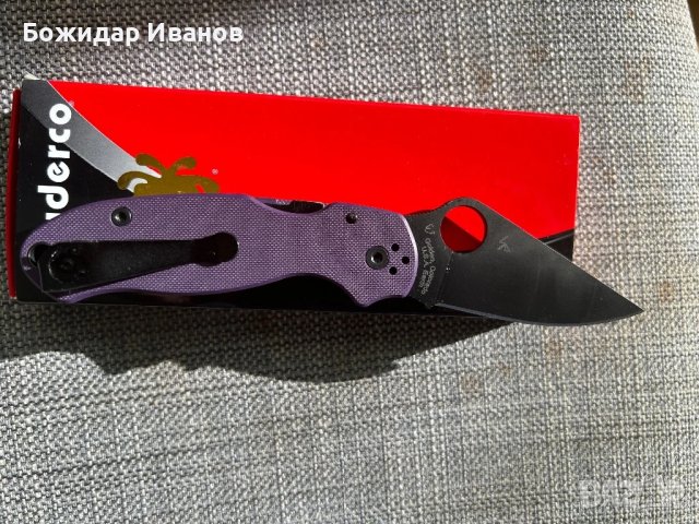 Продавам нож Spyderco Para3 CPM Cruwear, снимка 2 - Ножове - 50826468