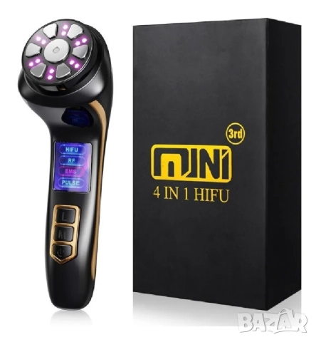Мини HIFU 4 в 1 дълбок лифтинг, мезотерапия и контуриране на тяло