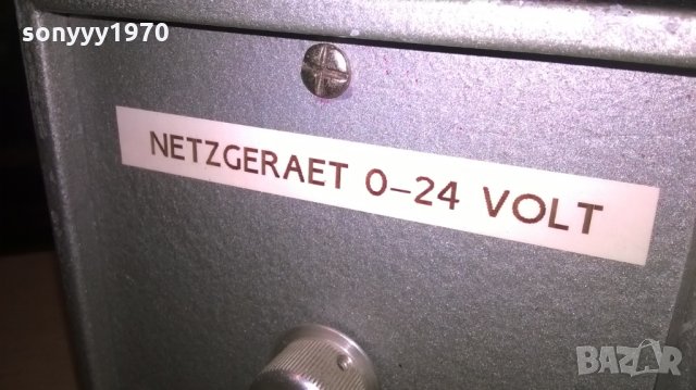NETZGERAET 0-24VOLT-GERMANY-2N3771X2-ВНОС шВЕИЦАРИЯ, снимка 8 - Други - 27193326