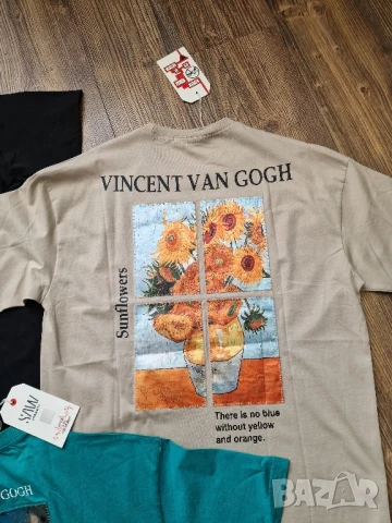 Страхотна мъжка тениска VINCENT VAN GOGH размер S M L , снимка 4 - Тениски - 51120789