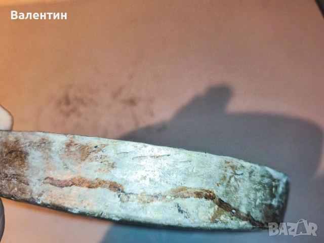 Стара бакърена тава с ПЕЧАТ, снимка 8 - Антикварни и старинни предмети - 52540116