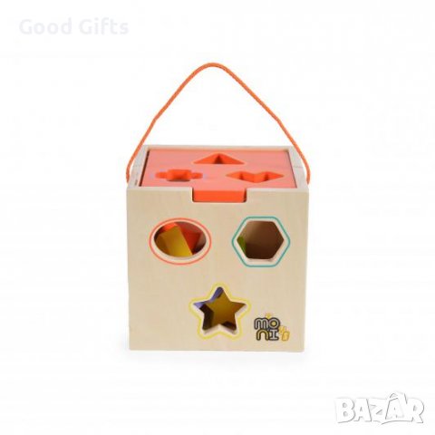 ДЕТСКИ ДЪРВЕН СОРТЕР КУБ, снимка 3 - Образователни игри - 38546208