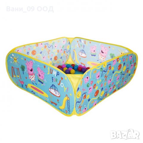 Детски кът за игра "Paw patrol" или "Peppa pig" с 20 меки топчета, снимка 5 - Играчки за стая - 38267143