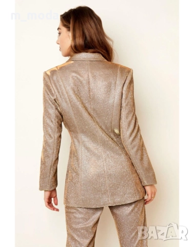 Дамско елегантно блестящо сако , снимка 3 - Сака - 51822617