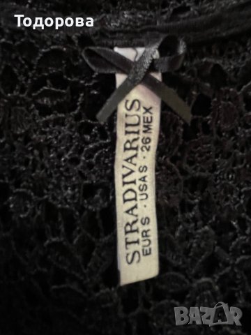 Черна блуза Stradivarius без ръкави., снимка 4 - Корсети, бюстиета, топове - 44014729