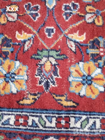 Ръчно тъкана вълнена пътека.Произход Иран.Топ качество за ценители., снимка 8 - Пътеки - 49392805