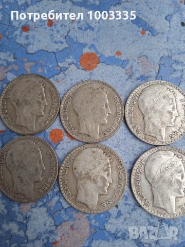 10 франка 1930-31г.сребро, снимка 4 - Нумизматика и бонистика - 44100889