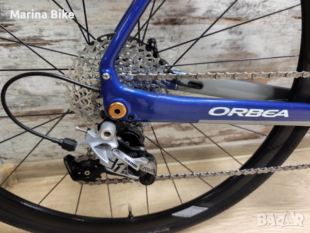 Карбонов гравъл велосипед Orbea Terra M-30 Disc SRAM Rival SLR-1 Tubeless| S, снимка 4 - Велосипеди - 52003372