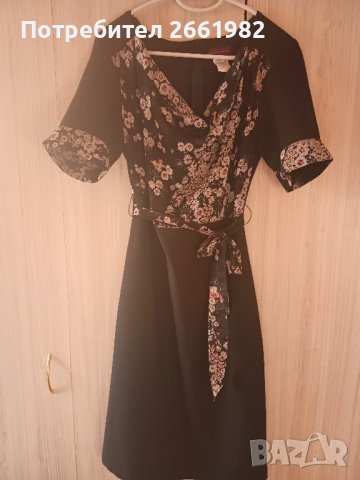 Официална черна рокля - БГ мода, снимка 3 - Рокли - 44047872
