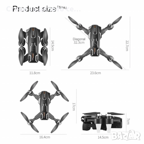 8K Дрон A22 с двойна ESC камера, снимка 3 - Дронове и аксесоари - 52410523