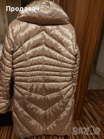 Олекотено палто от пух, снимка 2 - Палта, манта - 38220286