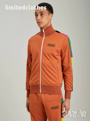PALM ANGELS x MISSONI Brick Track Jacket Logo Print Мъжко Горнище size M и XL