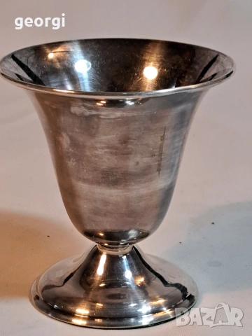 посребрена чаша 32/6, снимка 2 - Чаши - 53266527