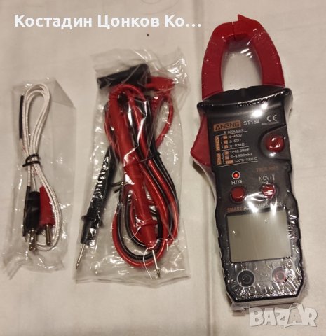 Нови Ампер клещи и Мултиметър ANENG ST184. Цена 40 лв., снимка 3 - Други инструменти - 42938802