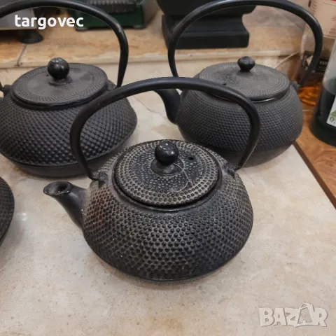 няколко японски чугунени чайника, снимка 4 - Сервизи - 48647605