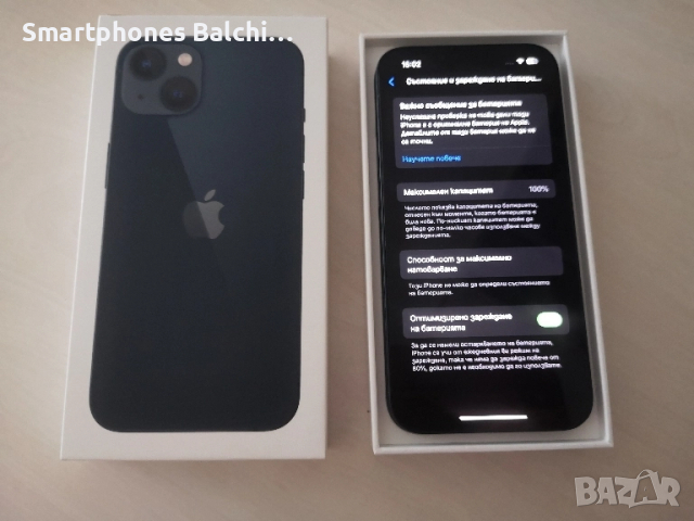 Iphone 13 Midnight /93%Battery health , снимка 2 - Apple iPhone - 51751976