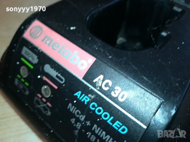METABO AC30 AIR COOLED BATTERY CHARGER 2801241146, снимка 18 - Винтоверти - 44012138