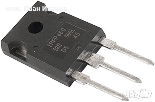 IRFP460 MOSFET N-Chan 500V, 20 A, 0R27ohms, 280W в корпус TO247, снимка 1 - Друга електроника - 35191600