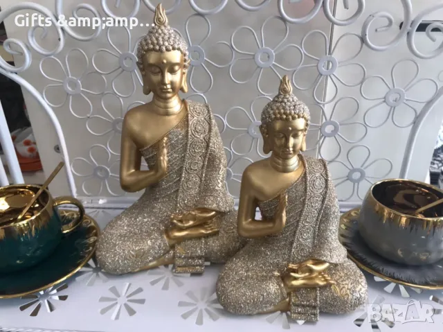 Статуетка Буда - от полирезин, снимка 1