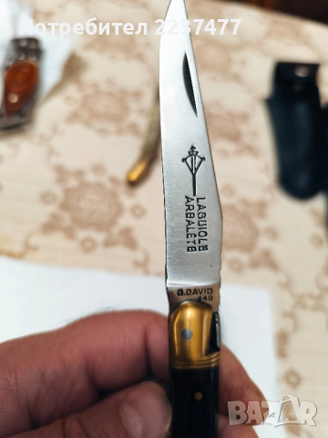 нож laguiole arbalete оригинал , снимка 4 - Ножове - 52325358