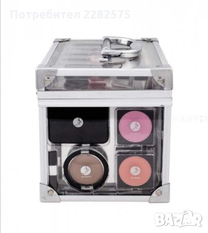 Прозрачно куфарче с гримове с немско качество , снимка 5 - Козметика за лице - 33139492