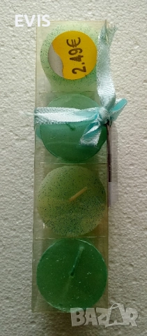 ✨ Френски Коледни свещи – комплект 4 броя ✨