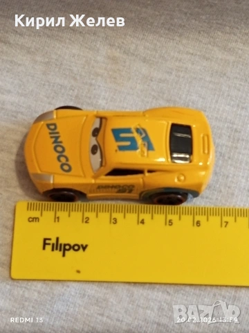 Метална количка от серията DISNEY CARS представляваща героя Cruz Ramirez за КОЛЕКЦИЯ 75381, снимка 7 - Колекции - 53560904