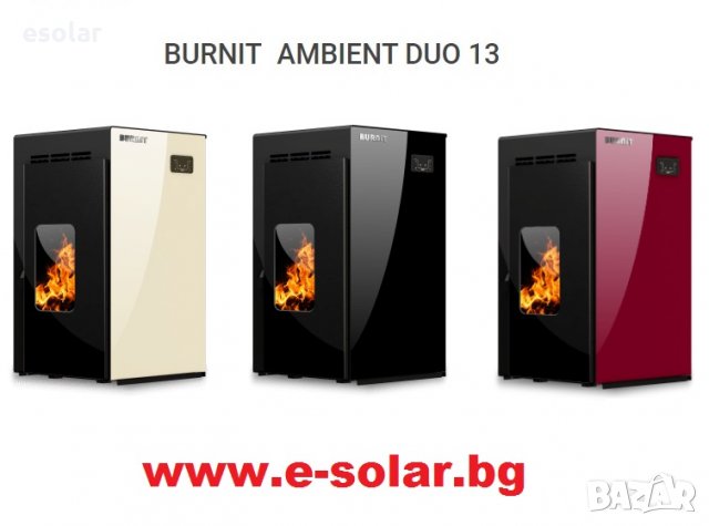 Пелетна камина BURNiT AMBIENT Duo 13 KW 