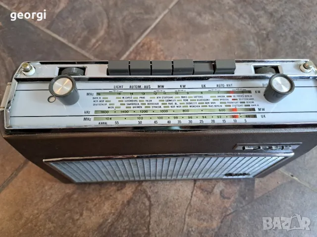 ретро радио транзистор Graetz Page    8/3, снимка 6 - Радиокасетофони, транзистори - 50410267