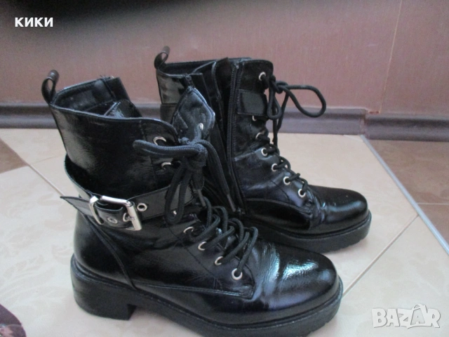 Дамски боти естествен велур/Боти НМ