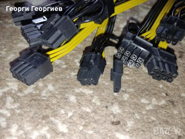 Захранване HP 1000W с 10 кабела с букси 6+2 пина и стартираща платка, снимка 3 - Захранвания и кутии - 50385858