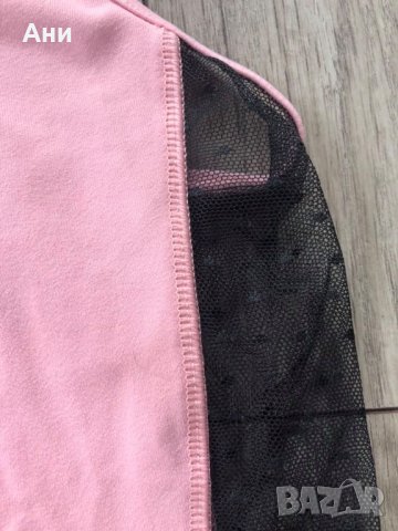 Спортен розов потник с дантела HKMX, снимка 4 - Потници - 32620221