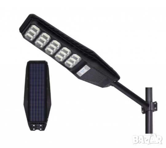 Соларна лампа с дистанционно управление – 100W/200W/300W, студено бяла светлина 6400K, снимка 4 - Други - 52098163