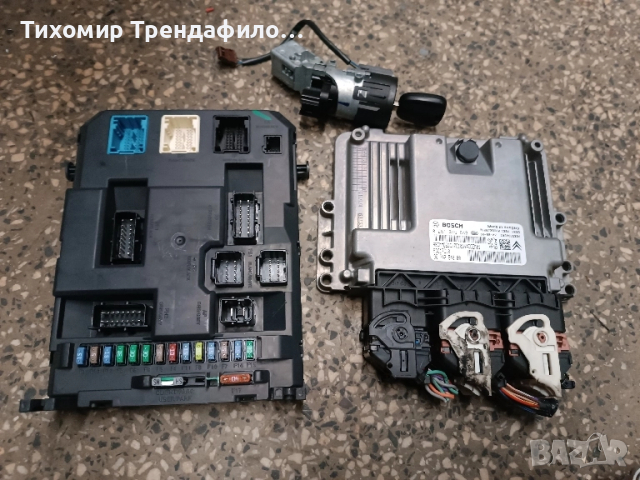 start kit Citroen C3 1.4HDI ECU 9674254080 0281015849 EDC17C10 , комплект BSI X04-00 , 9666952280